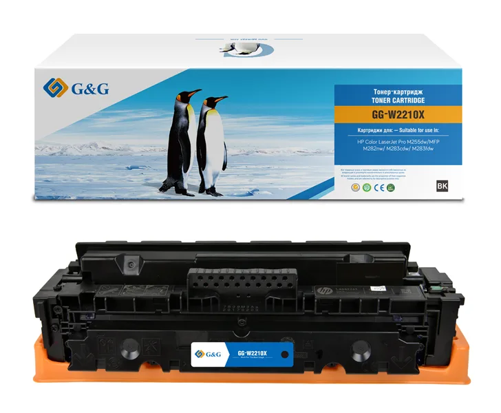 Cartridge G&G 207X для HP CLJ M255/M282/M283, с чипом (3150стр.), черный (аналог W2210X) в Москве Cartridge G&G 207X для HP CLJ M255/M282/M283, с чипом (3150стр.), черный (аналог W2210X) в Москве