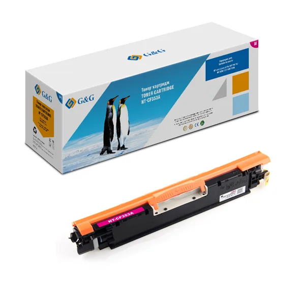Cartridge G&G 130A для HP CLJ Pro M176/M177, с чипом (1 000), пурпурный (аналог CF353A) в Москве Cartridge G&G 130A для HP CLJ Pro M176/M177, с чипом (1 000), пурпурный (аналог CF353A) в Москве