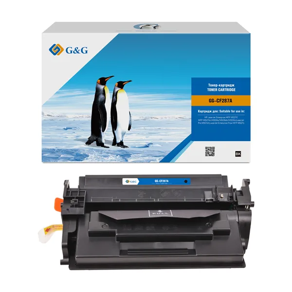 Cartridge G&G 87A для HP LJ M527f/M527dn/M506x/M506dn/M506n;LJ M501dn;LJ Flow M527z, с чипом (9 000стр.) (аналог CF287A) в Москве Cartridge G&G 87A для HP LJ M527f/M527dn/M506x/M506dn/M506n;LJ M501dn;LJ Flow M527z, с чипом (9 000стр.) (аналог CF287A) в Москве
