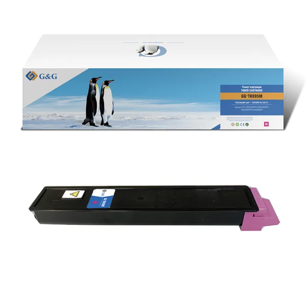G&G toner cartridge for Kyocera FS-C8020MFP/8025MFP/8520MFP/8525MFP magenta 6 000 pages with chip TK-895M 1T02K0BNL0 гарантия 12 мес. в Москве G&G toner cartridge for Kyocera FS-C8020MFP/8025MFP/8520MFP/8525MFP magenta 6 000 pages with chip TK-895M 1T02K0BNL0 гарантия 12 мес. в Москве