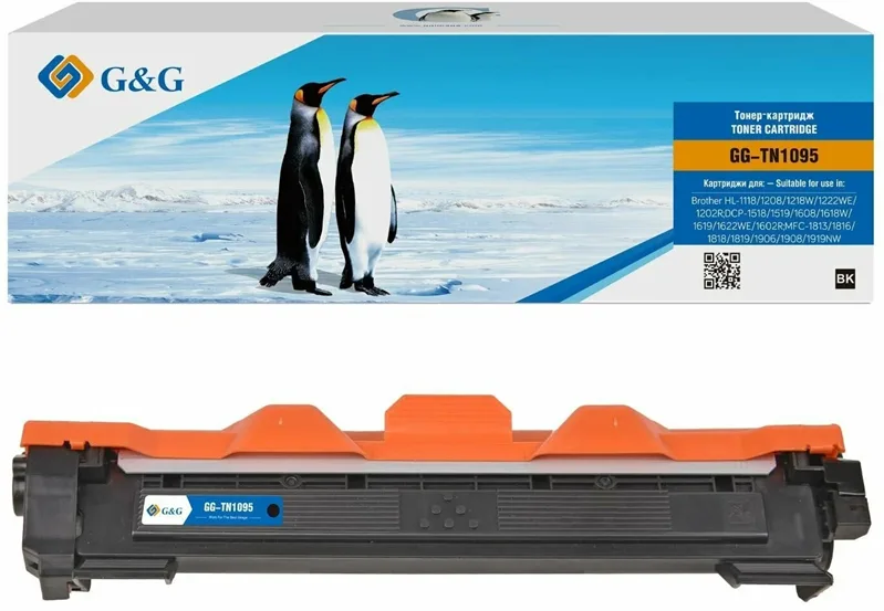 G&G toner-cartridge for Brother HL-1118/1208/1218W/1222/1202;DCP-1518/1519/1608/1618/1619/1622/1602;MFC-1813/1816/1818/1819/1906/1908/1919 without chip 1500 pages гарантия 12 мес. в Москве G&G toner-cartridge for Brother HL-1118/1208/1218W/1222/1202;DCP-1518/1519/1608/1618/1619/1622/1602;MFC-1813/1816/1818/1819/1906/1908/1919 without chip 1500 pages гарантия 12 мес. в Москве