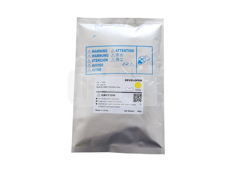 Девелопер для KONICA MINOLTA Bizhub C654/C754/C654e/C754e (CET) Yellow, 400г, 155000 стр., CET171022 в Москве Девелопер для KONICA MINOLTA Bizhub C654/C754/C654e/C754e (CET) Yellow, 400г, 155000 стр., CET171022 в Москве