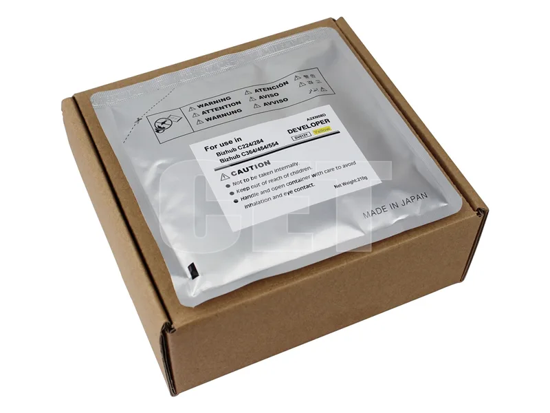 Девелопер для KONICA MINOLTA Bizhub C224/C284/C364/C454/C554 (CET) Yellow, 210г/пак, 590000 стр., CET8128 в Москве Девелопер для KONICA MINOLTA Bizhub C224/C284/C364/C454/C554 (CET) Yellow, 210г/пак, 590000 стр., CET8128 в Москве