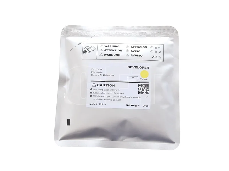Девелопер для KONICA MINOLTA Bizhub C258/C308/C368 (CET) Yellow, 200г, 600000 стр., CET171018 в Москве Девелопер для KONICA MINOLTA Bizhub C258/C308/C368 (CET) Yellow, 200г, 600000 стр., CET171018 в Москве