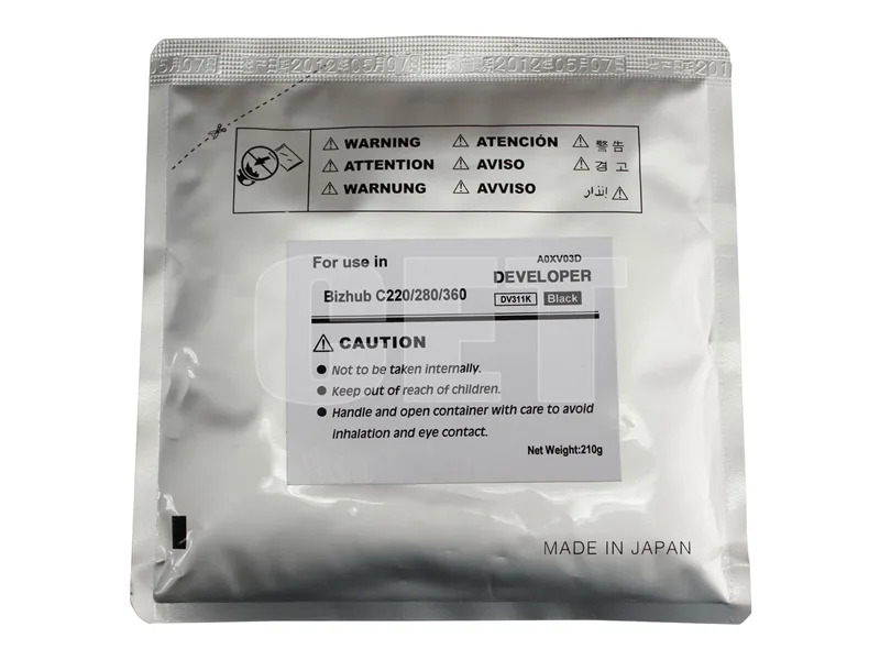 Девелопер для KONICA MINOLTA Bizhub C220/C280/C360 (CET) Black, 210г/пак, 570000 стр., CET8436 в Москве Девелопер для KONICA MINOLTA Bizhub C220/C280/C360 (CET) Black, 210г/пак, 570000 стр., CET8436 в Москве