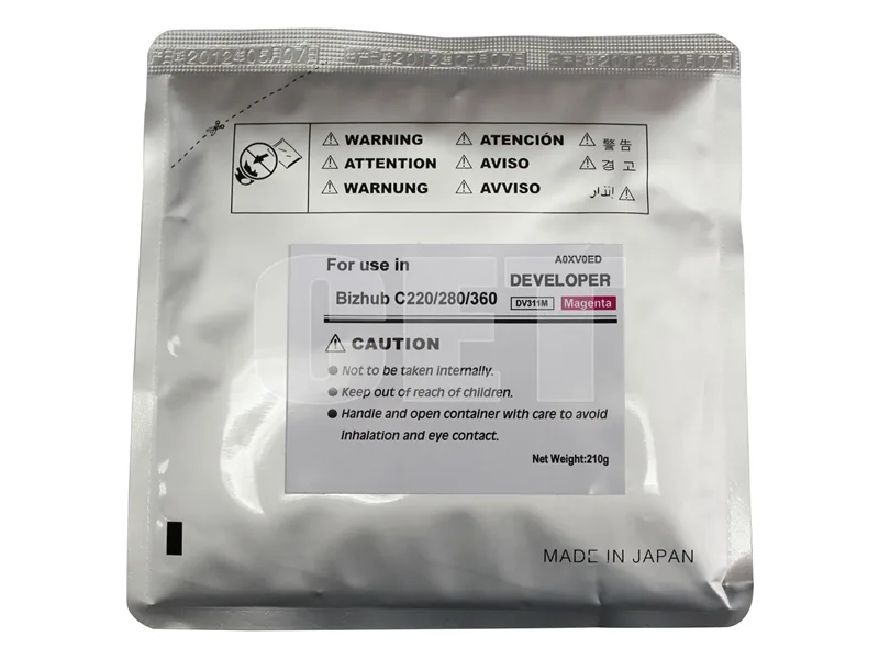 Девелопер для KONICA MINOLTA Bizhub C220/C280/C360 (CET) Magenta, 210г/пак, 114000 стр., CET8434 в Москве Девелопер для KONICA MINOLTA Bizhub C220/C280/C360 (CET) Magenta, 210г/пак, 114000 стр., CET8434 в Москве