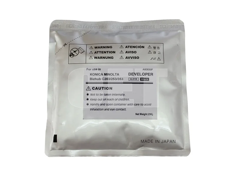 Девелопер для KONICA MINOLTA Bizhub C200/C203/C253/C353 (CET) Black, 250г/пак, 100000 стр., CET6823 в Москве Девелопер для KONICA MINOLTA Bizhub C200/C203/C253/C353 (CET) Black, 250г/пак, 100000 стр., CET6823 в Москве