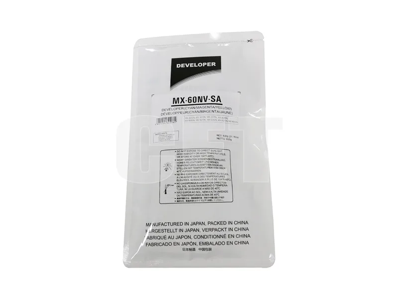 Девелопер MX-60NVSA для SHARP MX-3050N/4050N/5070N/C3081R/C5081D (CET) CMY, 600г, 400000 стр., CET171010 в Москве Девелопер MX-60NVSA для SHARP MX-3050N/4050N/5070N/C3081R/C5081D (CET) CMY, 600г, 400000 стр., CET171010 в Москве