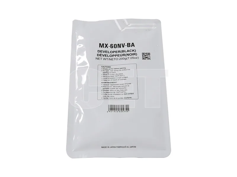 Девелопер MX-60NVBA для SHARP MX-3050N/4050N/5070N/C3081R/C5081D (CET) Black, 200г, 500000 стр., CET171009 в Москве Девелопер MX-60NVBA для SHARP MX-3050N/4050N/5070N/C3081R/C5081D (CET) Black, 200г, 500000 стр., CET171009 в Москве