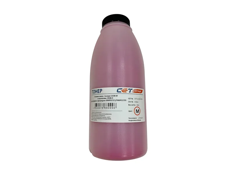 Тонер CE08-M(CPT)+носитель CE08-D для XEROX AltaLink C8045/8030/8035, WorkCentre 7830 (Japan) Magenta, 360г/бут, CET111041360 в Москве Тонер CE08-M(CPT)+носитель CE08-D для XEROX AltaLink C8045/8030/8035, WorkCentre 7830 (Japan) Magenta, 360г/бут, CET111041360 в Москве