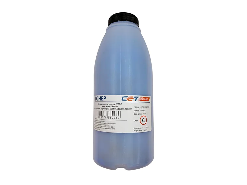 Тонер CE08-C(CPT)+носитель CE08-D для XEROX AltaLink C8045/8030/8035, WorkCentre 7830 (Japan) Cyan, 360г/бут, CET111040360 в Москве Тонер CE08-C(CPT)+носитель CE08-D для XEROX AltaLink C8045/8030/8035, WorkCentre 7830 (Japan) Cyan, 360г/бут, CET111040360 в Москве