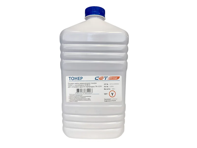 Тонер (CPT) + носитель CE28 TN-324Y для KONICA MINOLTA Bizhub C258/308/368 (Japan) Yellow, 550г/бут, CET111055550, TN-324Y в Москве Тонер (CPT) + носитель CE28 TN-324Y для KONICA MINOLTA Bizhub C258/308/368 (Japan) Yellow, 550г/бут, CET111055550, TN-324Y в Москве