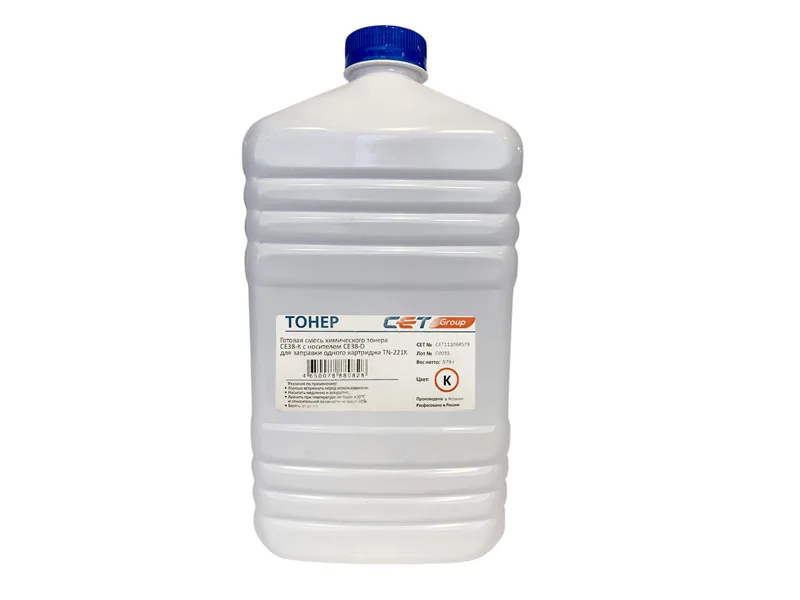 Тонер (CPT) + носитель CE38 TN-221K для KONICA MINOLTA Bizhub C227/287 (Japan) Black, 579г/бут, CET111068579 в Москве Тонер (CPT) + носитель CE38 TN-221K для KONICA MINOLTA Bizhub C227/287 (Japan) Black, 579г/бут, CET111068579 в Москве