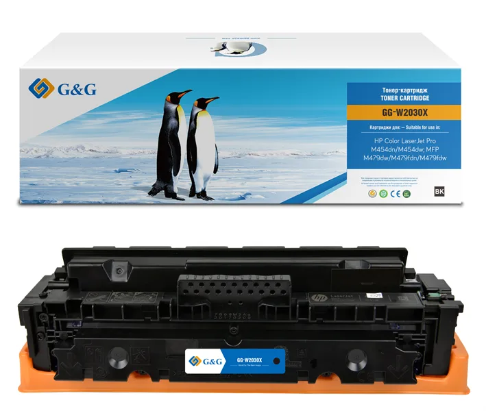 Cartridge G&G 415X для HP CLJ M454/M479, с чипом (7 500стр.), черный (аналог W2030X) в Москве Cartridge G&G 415X для HP CLJ M454/M479, с чипом (7 500стр.), черный (аналог W2030X) в Москве