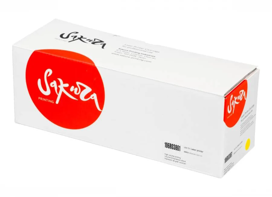 Картридж Sakura SA106R03861 (желтый)