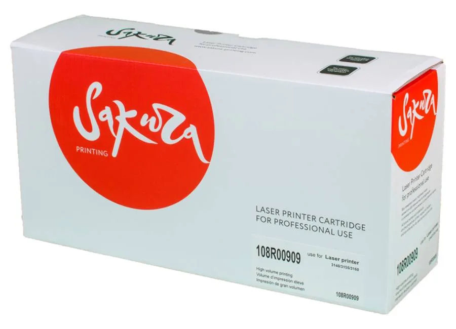 Картридж Sakura SA108R00909 (чёрный)