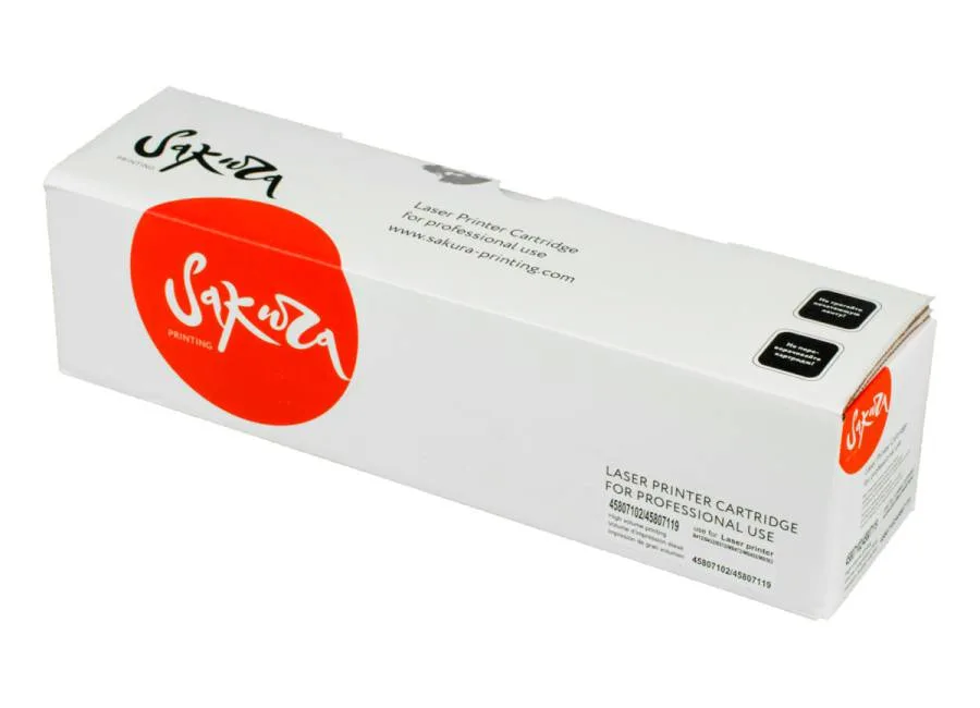 Картридж Sakura SA45807102/45807119 (чёрный) Картридж Sakura SA45807102/45807119 (чёрный)