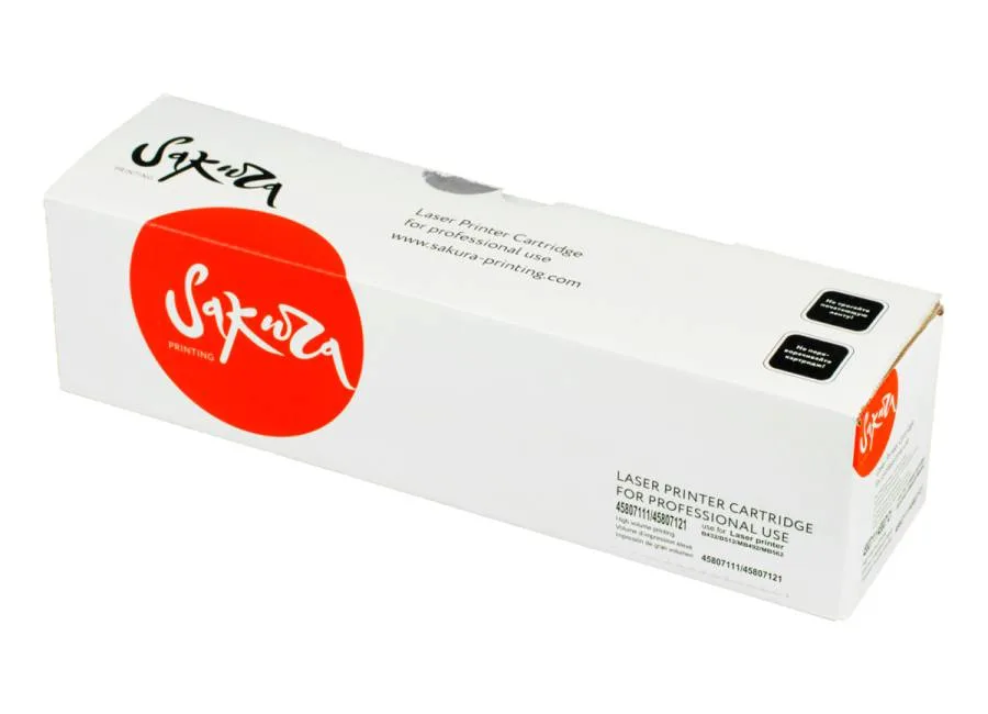 Картридж Sakura SA45807111/45807121 (чёрный) Картридж Sakura SA45807111/45807121 (чёрный)