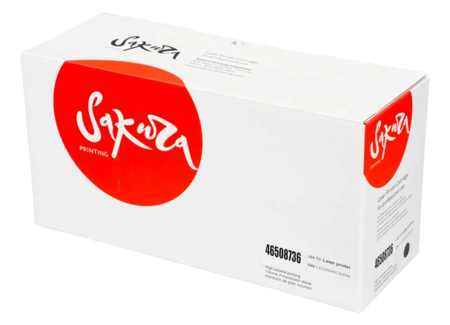 Картридж Sakura SA46508736 (чёрный)