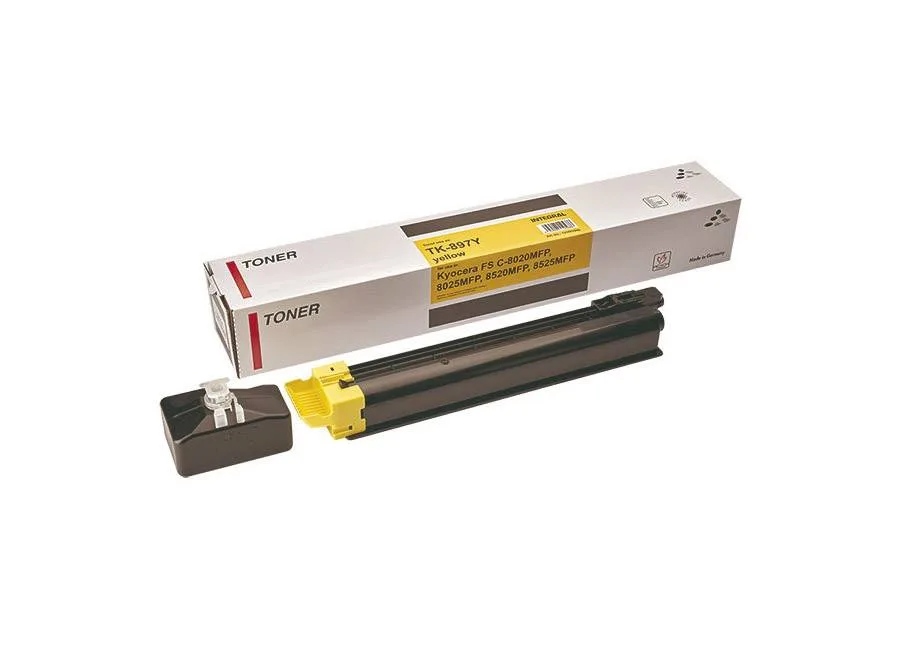 Тонер-картридж Integral TK-895Y с чипом для Kyocera в Москве Тонер-картридж Integral TK-895Y с чипом для Kyocera в Москве